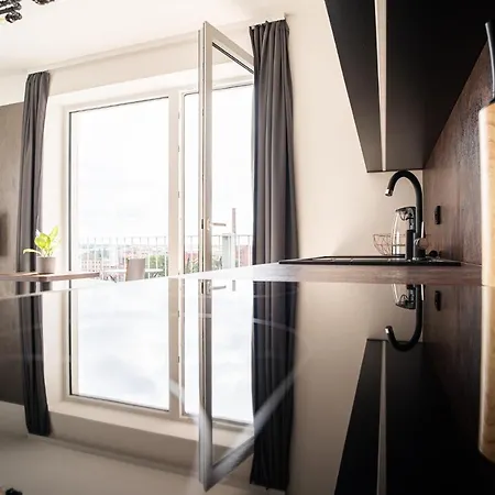 Zeppelin Studio With An Industrial View - Apartamento *